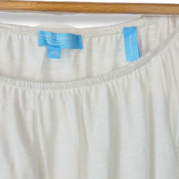 Women's DRAPER JAMES RSVP™ SZ XS Embroidered Pintuck Top - Picture 4 of 8